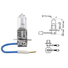 Лампочка галогенова H3 12V55W +30% PHILIPS. 12336PRC1 Лампочка галогенова H3 12V55W +30% PHILIPS. 12336PRC1