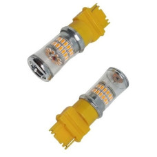 Лампочка USA LED Жовта 12–24V одноконтактна для американських авто з червоним ліхтарем Лампочка USA LED Жовта 12–24V одноконтактна для американських авто з червоним ліхтарем