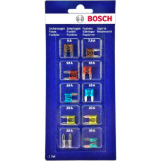 Комплект запобіжників MINI 10 ШТ (вир-во Bosch) Комплект запобіжників MINI 10 ШТ (вир-во Bosch)