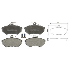 Колодки передні VW Cadddy II, Jeta, Passat, Golf III, Audi, Seat виробник LPR. 05P600 Колодки передні VW Cadddy II, Jeta, Passat, Golf III, Audi, Seat виробник LPR. 05P600