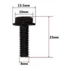 Болт з лівим різьбленням M8х1.25