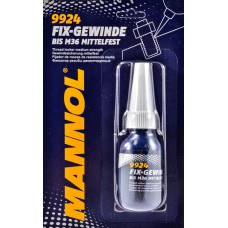 Фіксатор різьблення синій Fix-Gewinde Mittelfest 10мл. MANNOL. 9924