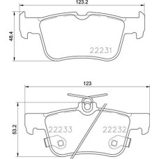 Колодки задні Ford Focus IV. Galaxy III. Kuga II. Ford USA Fusion, Edge виробник FERODO Колодки задні Ford Focus IV. Galaxy III. Kuga II. Ford USA Fusion, Edge виробник FERODO