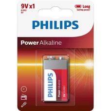 Батарейки прямокутні лужні (КРОНА) - Power Alkaline 9V 1 штука БЛІСТЕР