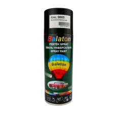 Фарба спрей чорна матова RAL 9005 400 ml виробник Balaton Фарба спрей чорна матова RAL 9005 400 ml виробник Balaton
