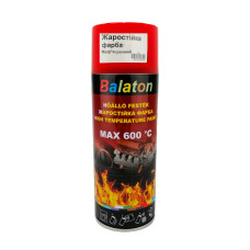 Фарба спрей червона жаростійка Red Fireproof 400 ml виробник Balaton Фарба спрей червона жаростійка Red Fireproof 400 ml виробник Balaton