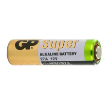 Батарейки циліндричні лужні GP 27A HIGH VOLTAGE 12V / 1 штука відривна