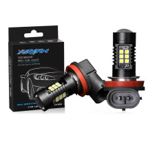 Лампочка LED H11 12V-24V упаковка 2 штуки КИТАЙ. H11LED