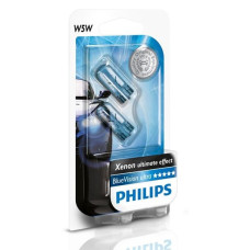Лампочка безцокольна 12V 5W BLUEVISION блістер ЭФФЕКТ КСЕНОНА PHILIPS. 12961 BV B2 Лампочка безцокольна 12V 5W BLUEVISION блістер ЭФФЕКТ КСЕНОНА PHILIPS. 12961 BV B2