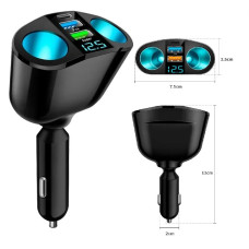 Розгалужувач від гнізда прикурювача PD QC3.0, 2 USB виробник CHINA Розгалужувач від гнізда прикурювача PD QC3.0, 2 USB виробник CHINA
