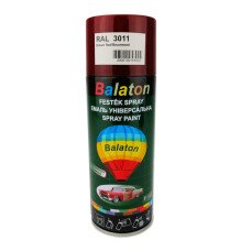 Фарба спрей вишневий глянсова RAL 3011 400 ml виробник Balaton Фарба спрей вишневий глянсова RAL 3011 400 ml виробник Balaton