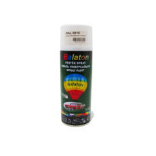 Фарба спрей біла глянсова RAL 9010 400 ml виробник Balaton Фарба спрей біла глянсова RAL 9010 400 ml виробник Balaton