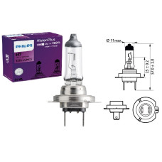 Лампочка галогенова H7 12V55W +60% 2 штуки PHILIPS. 12972VPC2 Лампочка галогенова H7 12V55W +60% 2 штуки PHILIPS. 12972VPC2