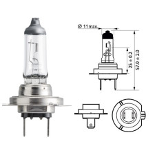 Лампочка галогенова H7 12V55W +30% PHILIPS. 12972PRC1 Лампочка галогенова H7 12V55W +30% PHILIPS. 12972PRC1