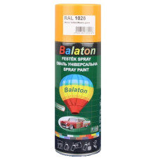 Фарба спрей жовта диня RAL 1028 400 ml виробник Balaton Фарба спрей жовта диня RAL 1028 400 ml виробник Balaton